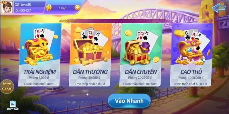 Giới thiệu sảnh game bài